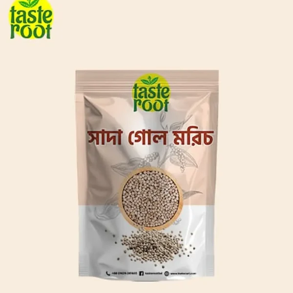 premium white pepper natural peeled peppercorns