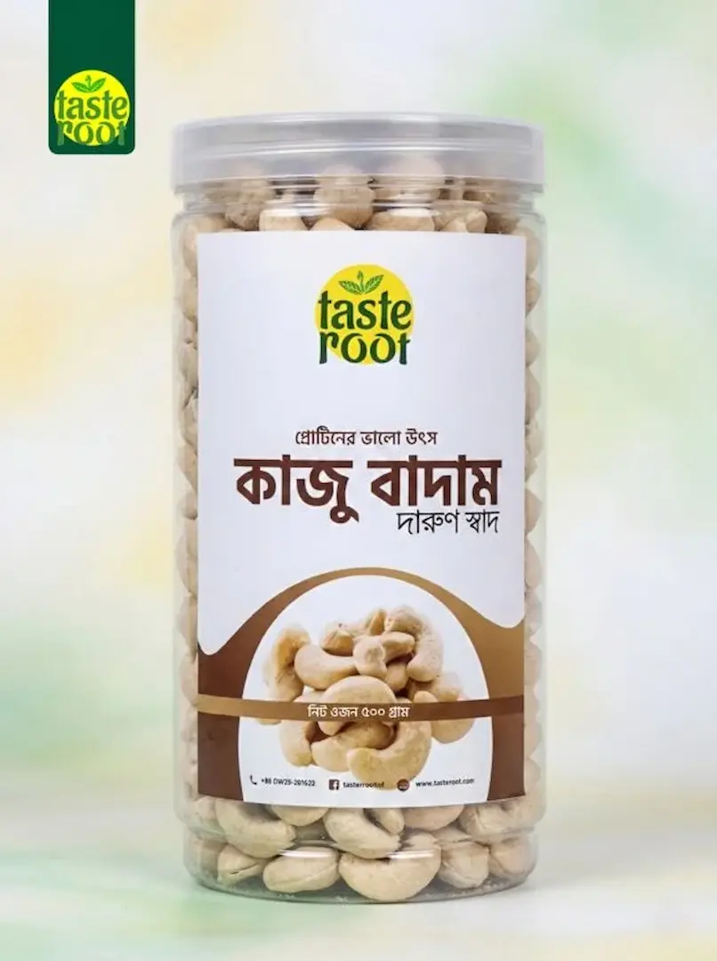 Tasteroot প্রিমিয়াম কাজু বাদাম তাজা মুচমুচে Cashew Nut Tasteroot প্রিমিয়াম কাজু বাদাম তাজা মুচমুচে Cashew Nut