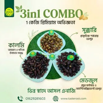 ৩-ইন-১ প্রিমিয়াম খেজুর কম্বো সেট